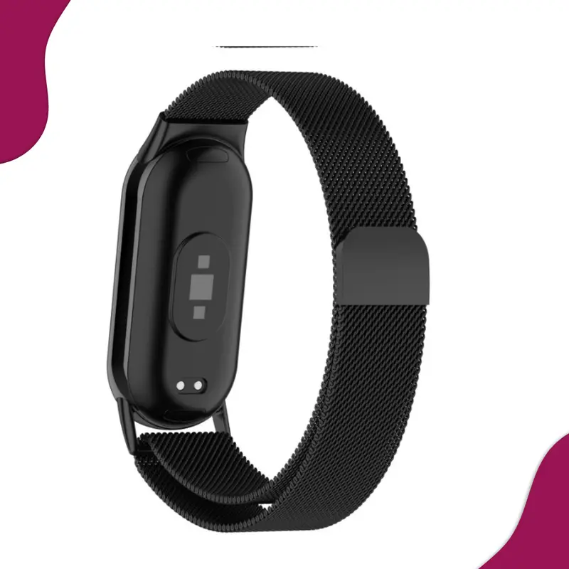 Milanese Magnet Loop Strap for Xiaomi Mi Band 8 9 Jam 5