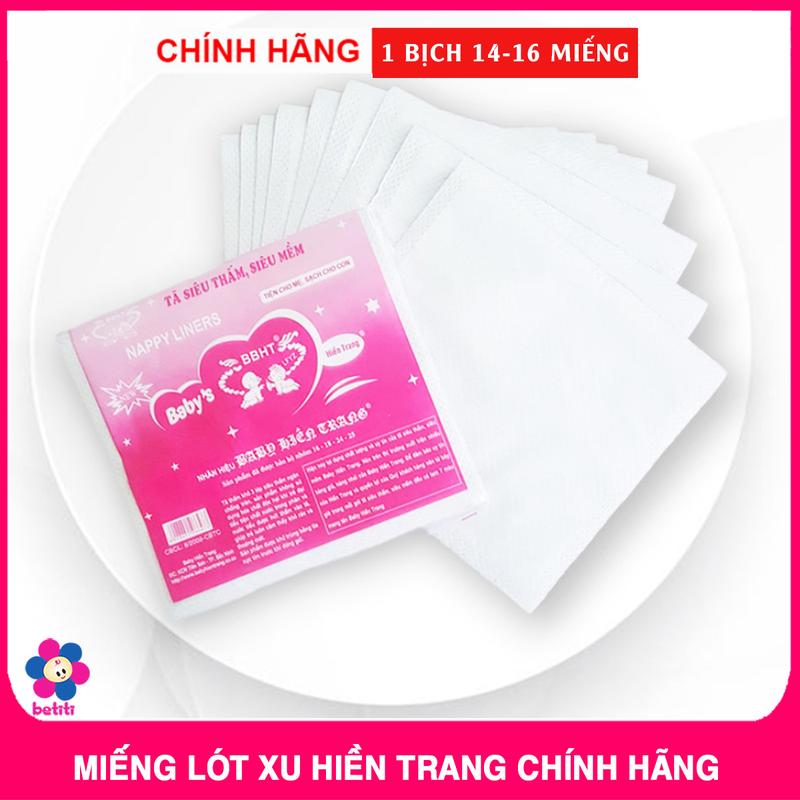 Gói Miếng Lót Phân Xu Hiền Trang Tím Chống Thấm Cho Bé ( 14-16 miếng)
