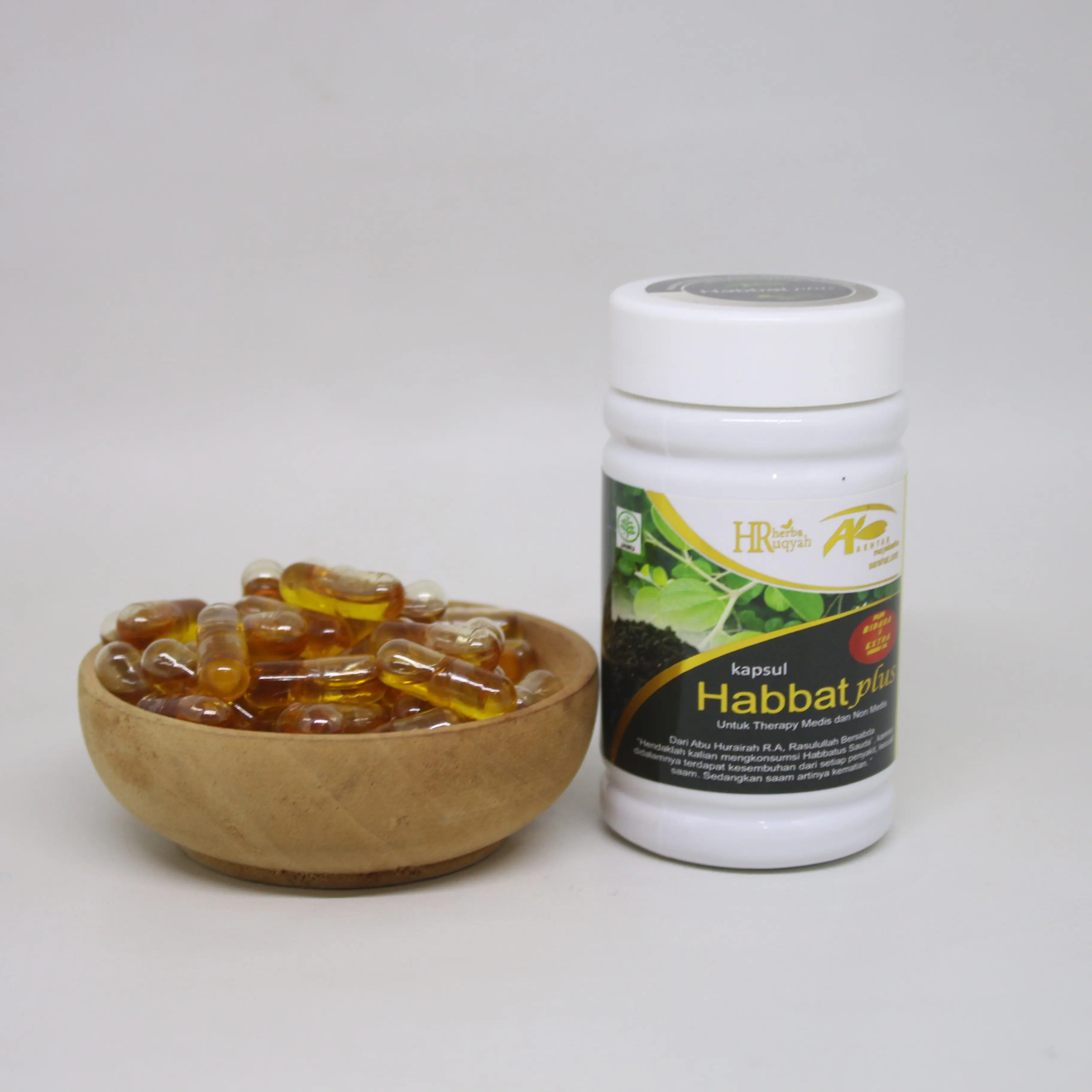 Kapsul Habbatussauda Plus Zaitun dan Bidara Oil Isi 60 Kapsul