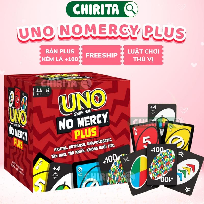 Uno No Mercy +100 Cuộc Chơi Nâng Cấp - Boardgame Trò Chơi Thẻ Bài Chirita