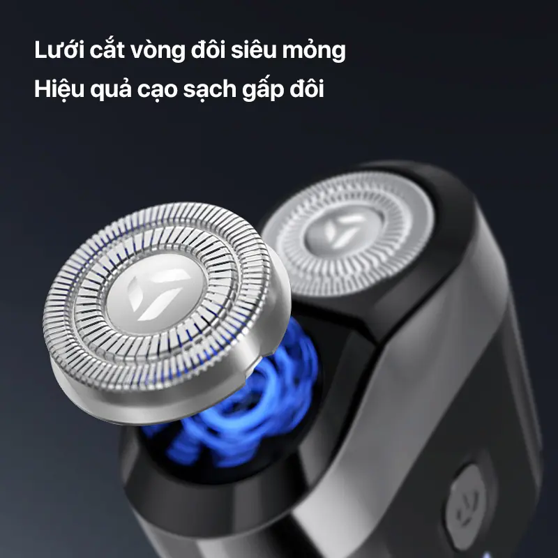 Máy Cạo Râu Enchen Mini 6, Lưỡi Kép Siêu Mỏng, Chống Thấm Nước IPX7, Cạo Râu Khô Và Ướt, Pin Có Thể Sử Dụng Lên Đến 6 Tháng, Bảo Hành Có Sẵn 5
