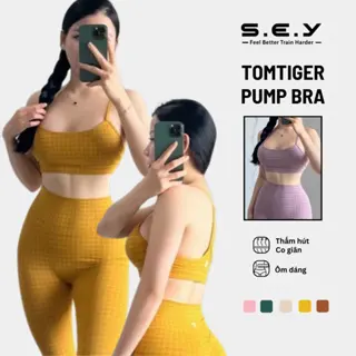 Áo Bra tập gym, tập yoga SEY PUMP hàng cao cấp, co giãn 4 chiều Sport Top