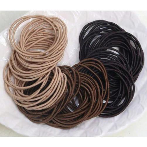 Dây Buộc Tóc, Cô Gái Dễ Thương, Màu, Một Gói 100 Miếng, Dây Buộc Tóc 5