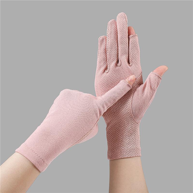 Product Introduction of Fashion 1 Pair Outdoor Breathable Gloves Thin Summer UV Protection Driving Gloves Breathable Touchscreen Cycling Mittens Women Driving 11