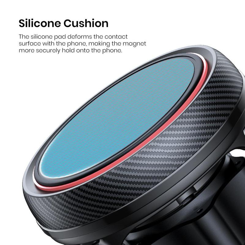 Product Introduction of TOPK Magnetic Car Phone Holder, 360° Adjustable Car Phone Mount, Universal Car Interior Accessories for iPhone Samsung Devices 6