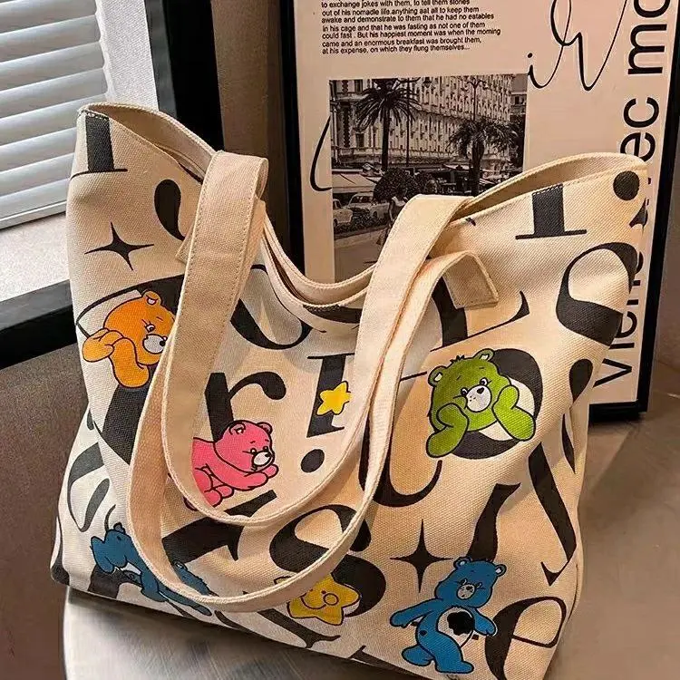 Tote Bag Helvi - 100% Canvas Premium - Tote Bag Wanita
