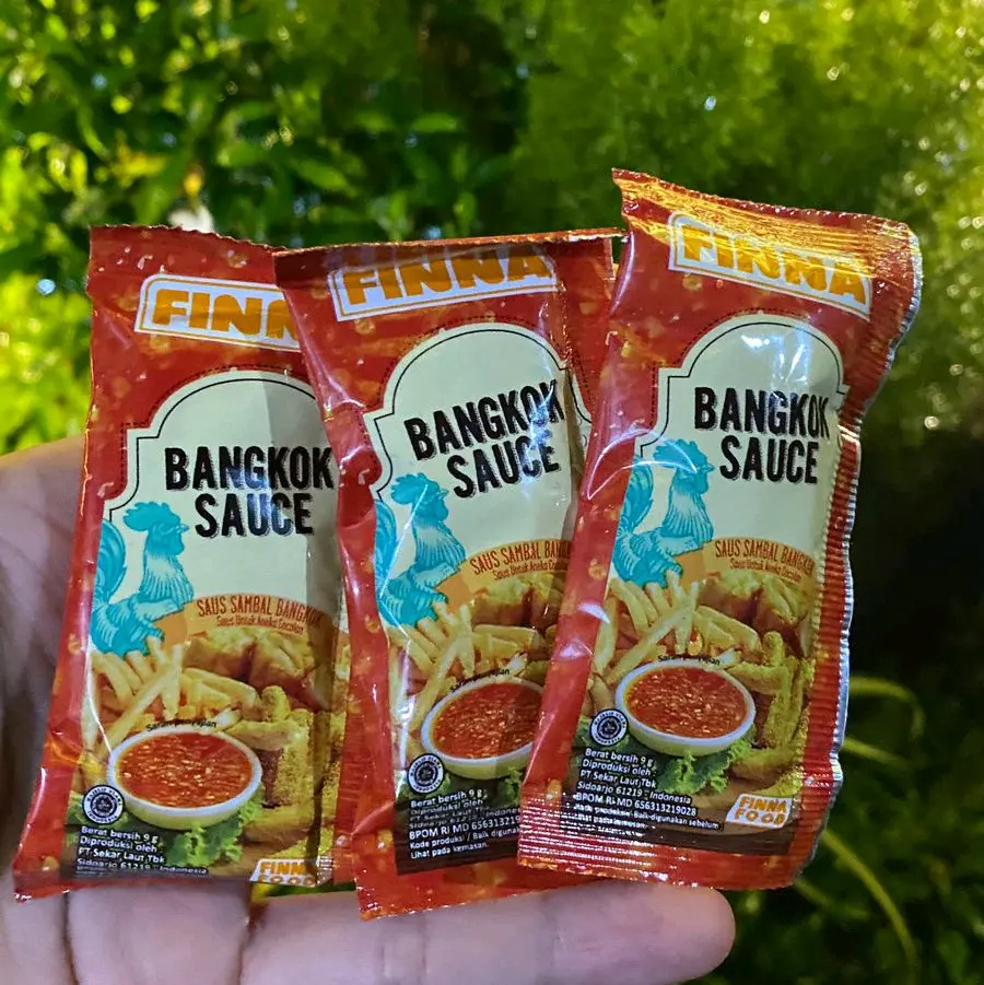 Saus Bangkok Finna sachet 9gr / Saus Bangkok / Saus Gacoan / Saus Dimsum / Saus Finna Manis Pedas