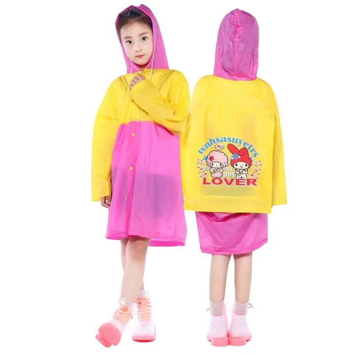 Kids Raincoat 4-13Thn Jas Hujan Anak Ponco Karakter Mantel Poncho 0767 4