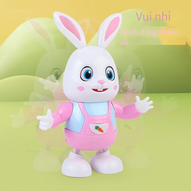 Product Introduction of Robot Thỏ Nhảy Hát Bài Hát Thỏ Điện Tử Âm Nhạc Động Vật Robot Đánh Trống Với Đèn LED Đồ Chơi Thú Cưng Điện Dễ Thương Quà Tặng Sinh Nhật Cho Trẻ Em điều  ước  của  thỏ  robot 7