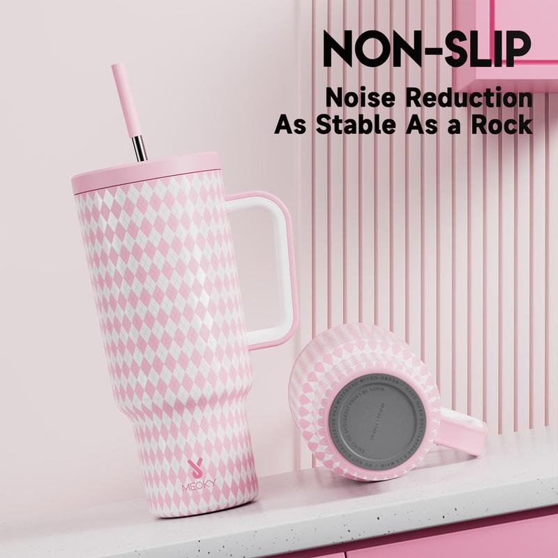 Product Introduction of 40oz Straw Handle Vacuum Flask, 1/2 Counts Leak-proof Tumbler Cup with Lid, Stainless Steel Insulated Cup for Home, Office and Outdoor 8