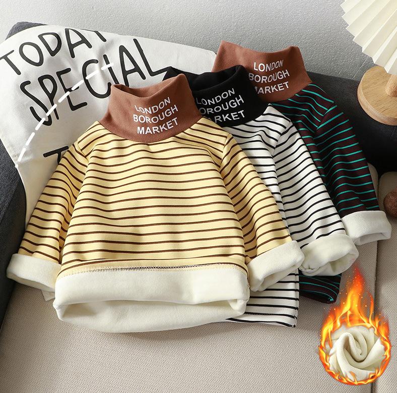 Áo Giữ Nhiệt Bé Trai Lót Lông Đẹp - Hàng Quảng Châu Cao Cấp