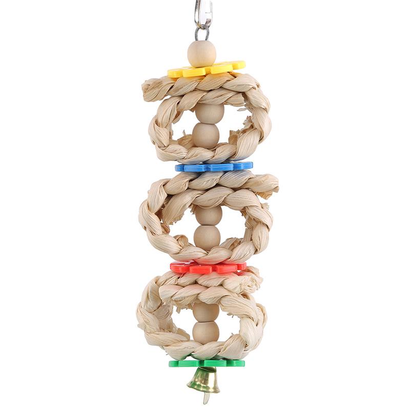 Product Introduction of 8pcs Bird Parrot Swing Chewing Toys-Hanging Bell Bird Cage Toys Suitable for Small Parakeets, Cockatiels, Conures, Finches,Budgie,Macaws, Parrots, Love Birds 21