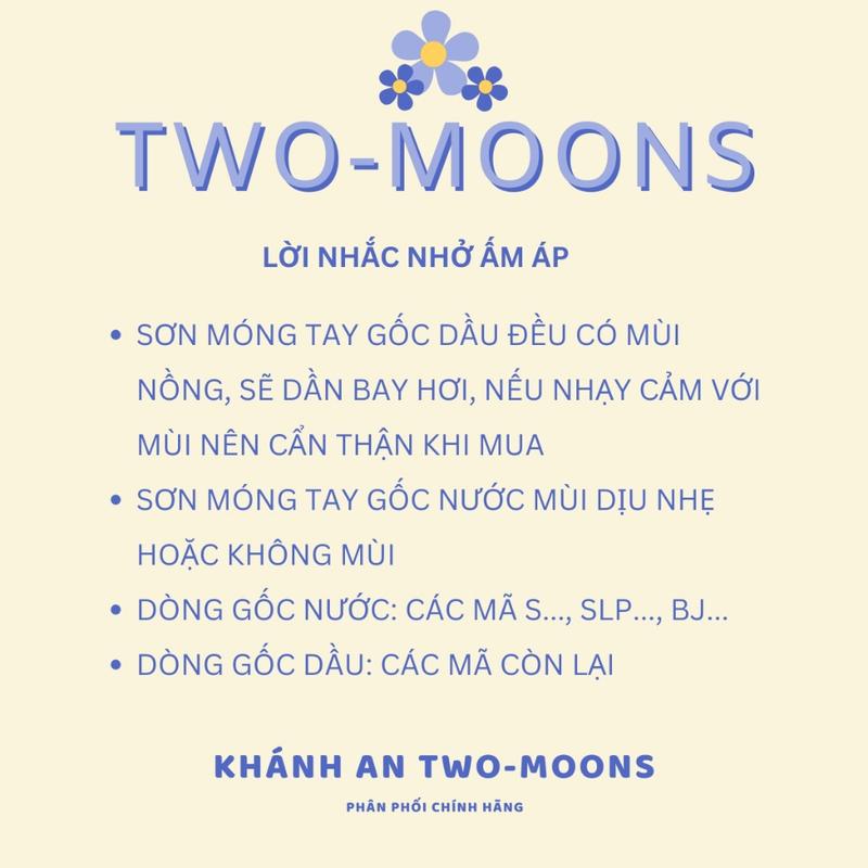 Sơn móng tay Two-Moons 10ml sơn lót bảo vệ móng dưỡng móng, sơn bóng móng giữ màu sơn shop KHÁNH AN 2