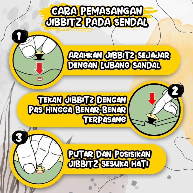 LSLS Aksesori Sandal DIY/Aksesoris Sandal Lucu Boneka Kartun/Bunga/Beruang/Anak Anjing 8