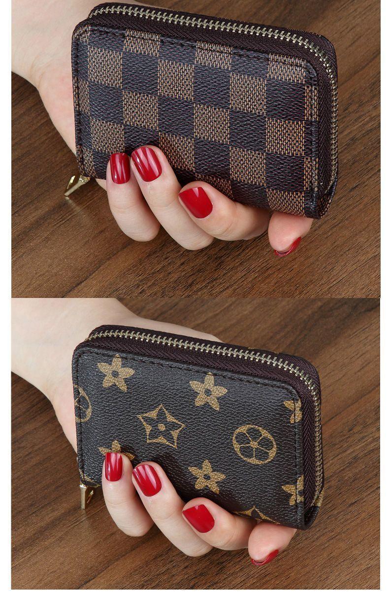 Product Introduction of Man Card Holder Genuine Leather New Organ Anti-Theft Swiping Degaussing Card Holder Multiple Card Slots Bank Credit Card ID Holder Driver's License Card Clamp Zipper Bag Wellet 9