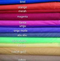 Gambar Kain Tile per meter lebar 130cm / Tulle /wedding veil/tidak melar Satin - Peach dari Suzzi Craft Kab. Mojokerto 2 Tokopedia