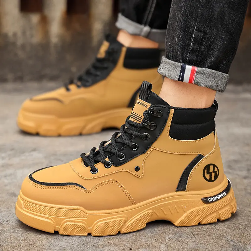 High-Top Martin Boots 2024 Autumn and Winter New Men display picture 3