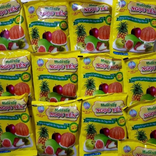  10bich muối sấy Ngọc yến bịch 100g   tương đương 1kg muối  chú chấm 