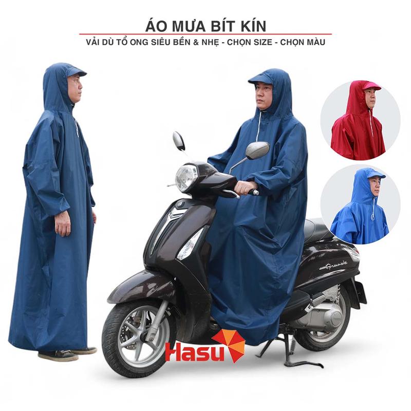 ÁO MƯA BÍT, ÁO MƯA KÍN VẢI DÙ SIÊU BỀN