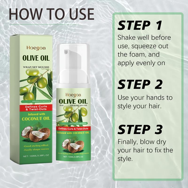Product Introduction of Hair Styling Foam Mousse, Fresh and Non-Greasy, Lightweight Texture, Volumizing Hair, Long-Lasting Hold, Dry Hair Spray, Suitable for Men and Women shampoo slime  hair  mask 0