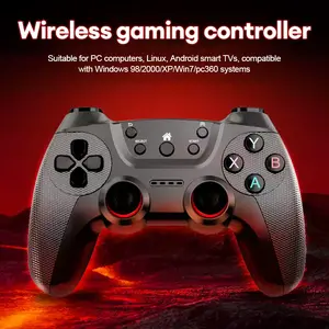 【Tumar】2.4G Wireless Controller Rechargeable PC Game Controller Fungsi Kontinuus Game Controller