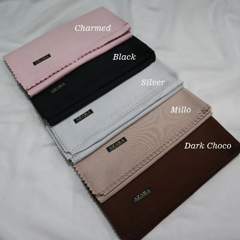 Hijab jilbab kerudung wanita Segi empat polos Oskara Premium Voal Lasercut Jilbab  Muslim Katun Murah