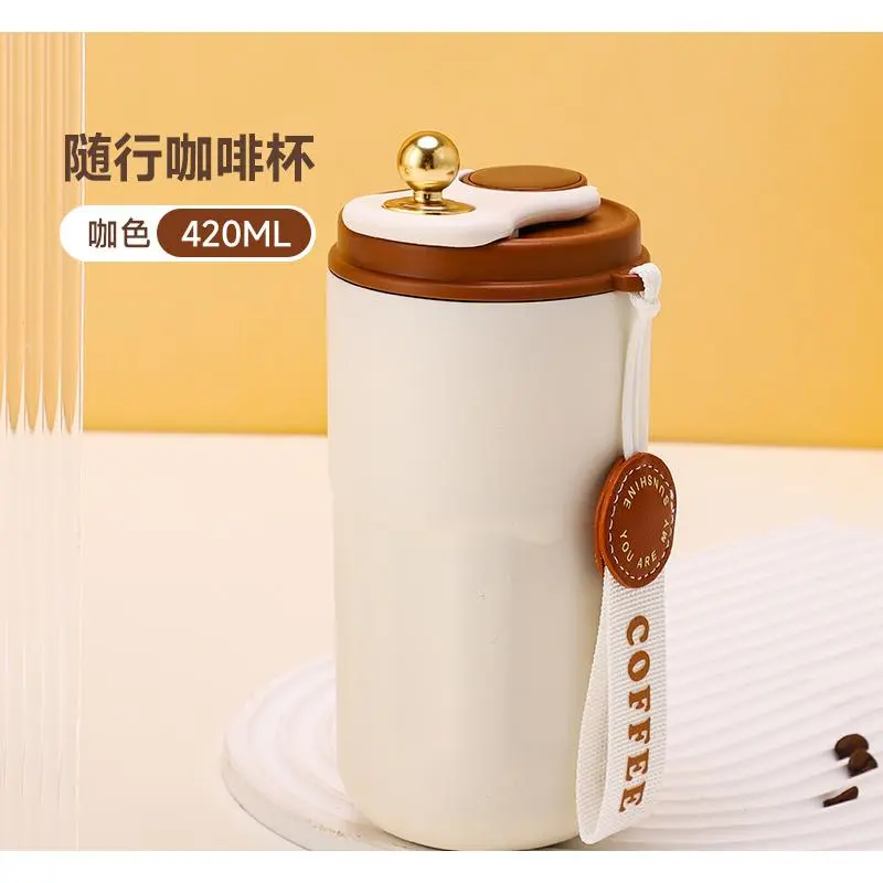 Cốc Chân Không, Hiển Thị Nhiệt Độ Thông Minh, Thép Không Gỉ 316, Cốc Cà Phê, Thẩm Mỹ Cao, Cách Nhiệt Hai Lớp, Thích Hợp Cho Nam Và Nữ, Quà Tặng Đi Kèm, Cốc Nước 7