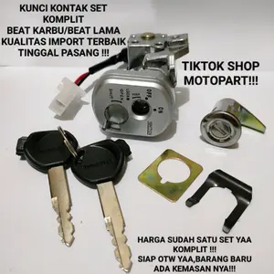 KUNCI KONTAK SET BEAT KARBU/BEAT CARBU/BEAT LAMA PLUS KUNCI JOK BELAKANG KOMPLIT