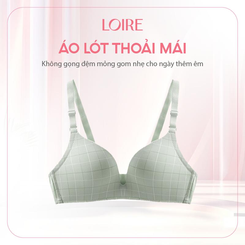 Áo Lót Không Gọng Đệm Mỏng Kẻ Caro LOIRECHIC BRFC141