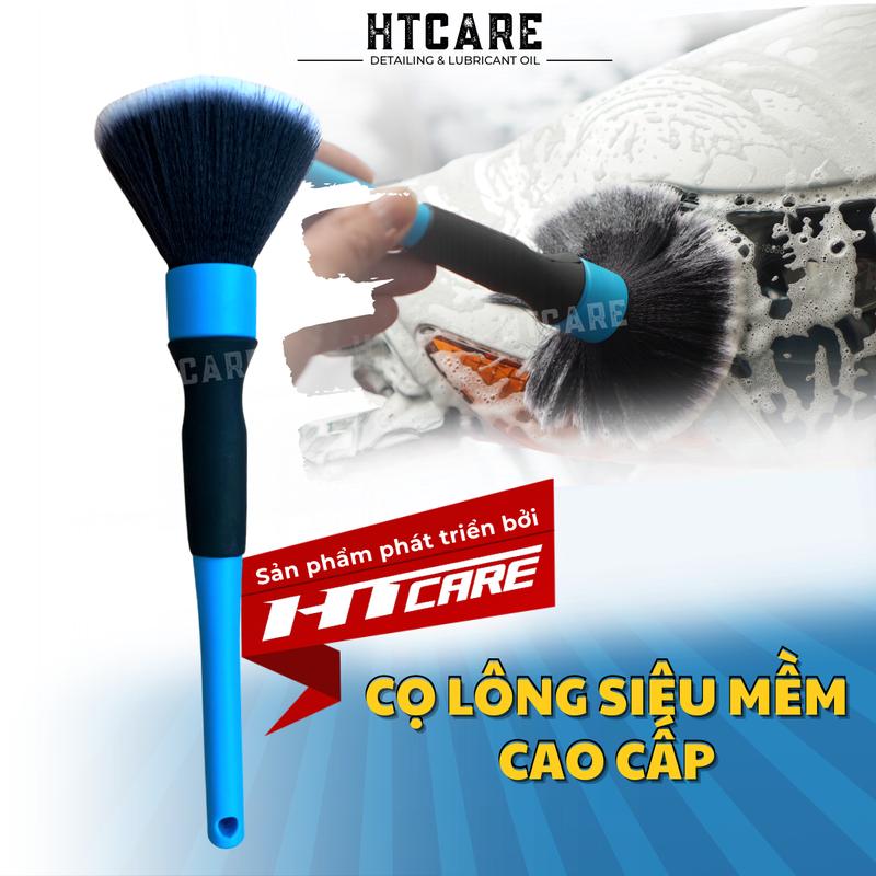 Cọ Lông Siêu Mềm Cao Cấp HTCARE dùng rửa dàn áo đồ chơi, nội thất ô tô xe máy Phụ Kiện