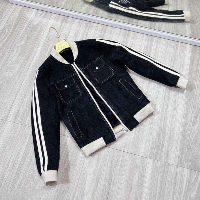 Áo khoác bomber da lộn phong cách boy phố - Men's Jacket - Menswear