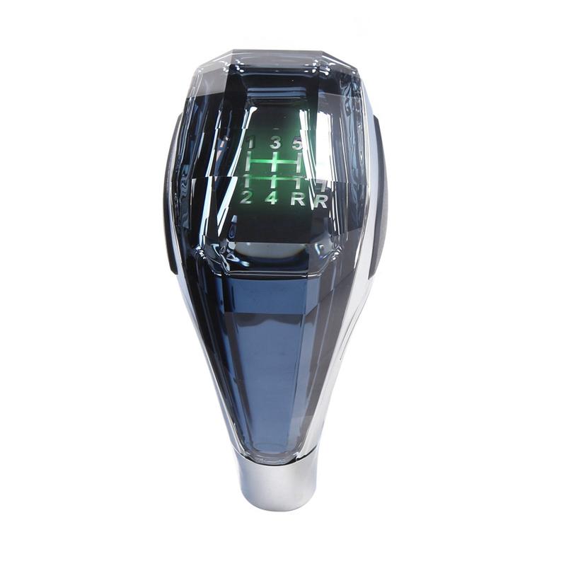 Car Universal LED Crystal Handles Manual Transmission Gear Shift Knob Lever Stick Head for 0