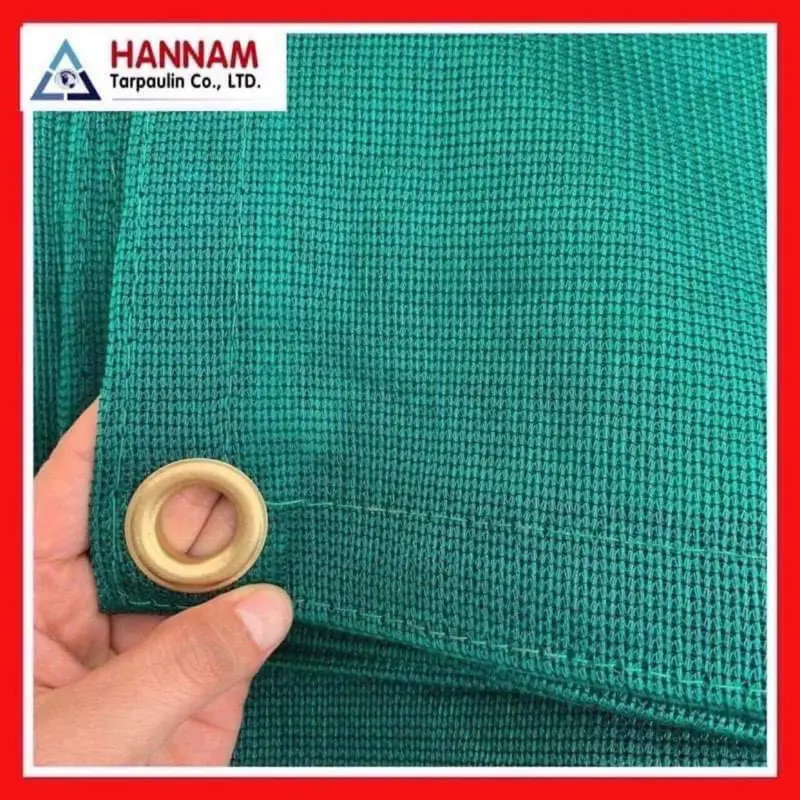 Lưới Che Nắng 80% (từ 1-20 met vuông), Che Lan, Che bụi, bãi  giữ xe , sân vườn, hồ bơi , độ bền 8-10 năm , Sản phâm đã may viền đóng khoen 4