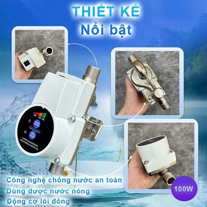 Máy bơm từ tăng áp mini dùng cho một thiết bị  RY mẫu chạy từ 2