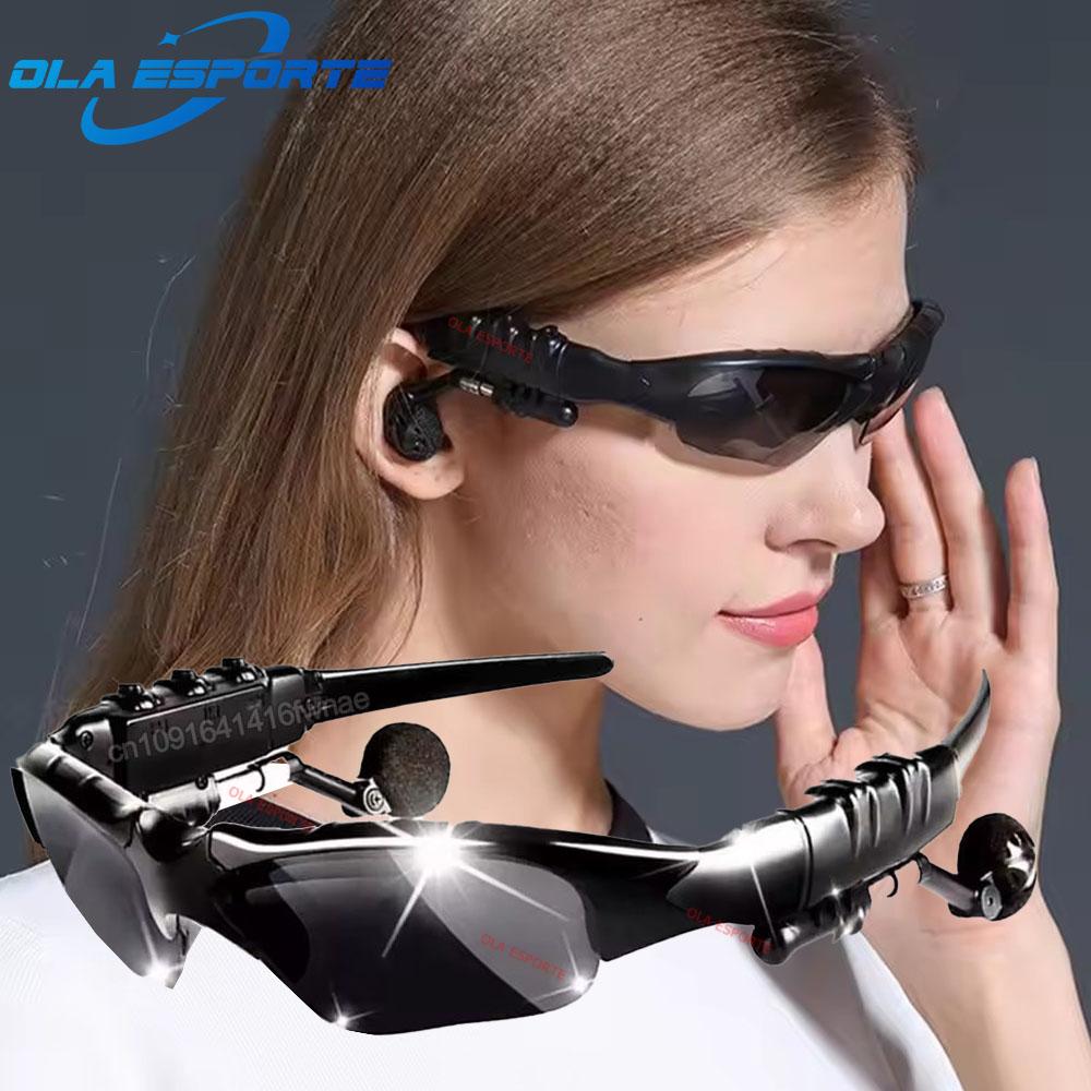 5.0 Smart Bluetooth Audio Glasses Outdoor Sports Cycling Surround Sound Headphones Listen To Music Call Polarized Sunglasses