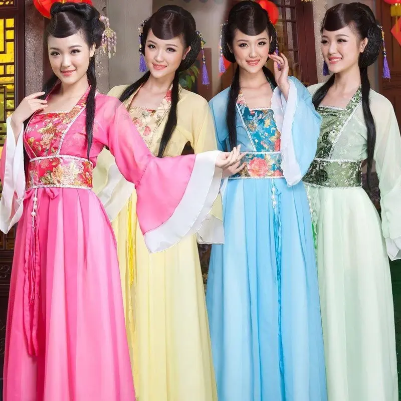 Trang Phục Hán, Nữ, Trang Phục Cổ Trang, Trang Phục Cổ Tích, Trang Phục Tang Bảy Tiên Nữ, Trang Phục Công Chúa Opera, Trang Phục Biểu Diễn Guzheng, Dành Cho Người Lớn, Hàng Mới Về 5