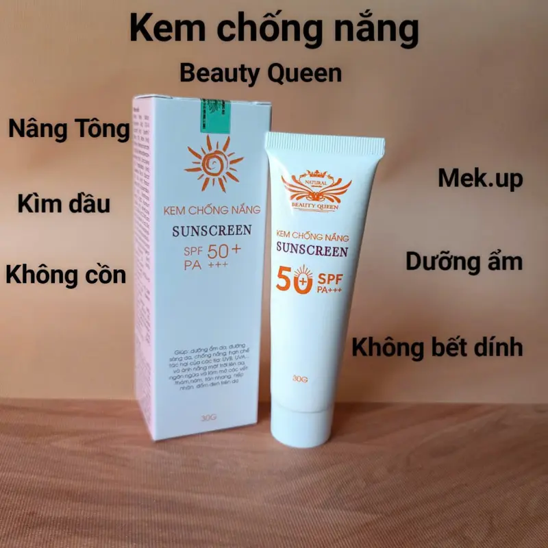 Kem chống nắng nâng tone SPF 50+ Tất cả các loại da Kem dưỡng da 3 trong 1 - Skincare chong  nang Trắng Da 3