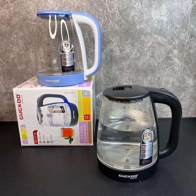 Product Introduction of Ấm Siêu Tốc Thủy Tinh GUGKDD 2.0L Cao Cấp Công Suất 1300W, Thủy Tinh Trong Suốt Cường Lực Đèn Led Tự Ngắt Khi Sôi 11