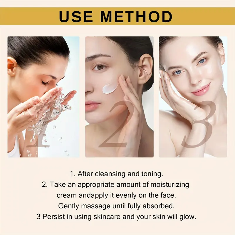 Rice Raw Pulp Face Cream, Moisturizing & Nourishing Facial Cream, Long-lasting Hydration Face Lotion for Tighter Skin 5