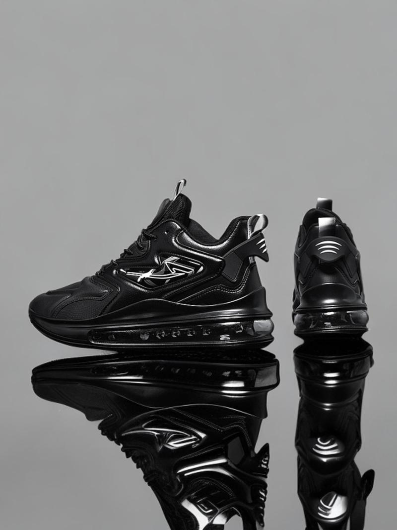 Product Introduction of Men's Sporty Lace Up Sneakers, Casual Comfortable Breathable Running Shoes, Trendy All-match Anti-slip Sneakers for Daily Wear, Trainer 6