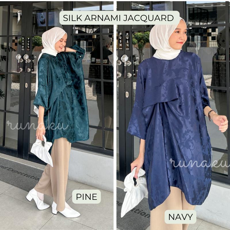 SILMI KAFTAN - KAFTAN PREMIUM WANITA - TUNIK KAFTAN - KAFTAN HITAM - KAFTAN PUTIH -TUNIK LEBARAN - OUTFIT LEBARAN 2025 - BAJU LEBARAN 2025 2
