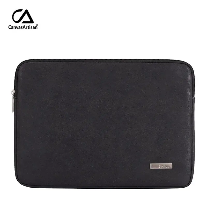 Túi chống sốc Laptop máy tính Mac da sang chảnh CanvasArtisan chính hãnġ Nam Bag Nhung Balo Đồng 8