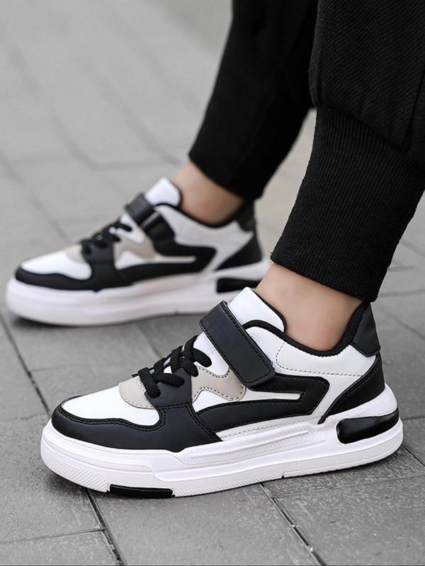 Boys' Fashionable Patchwork High Top Sneakers, Casual Comfortable Sports Shoes for Daily Wear, Trendy All-match Sneakers for Students 5