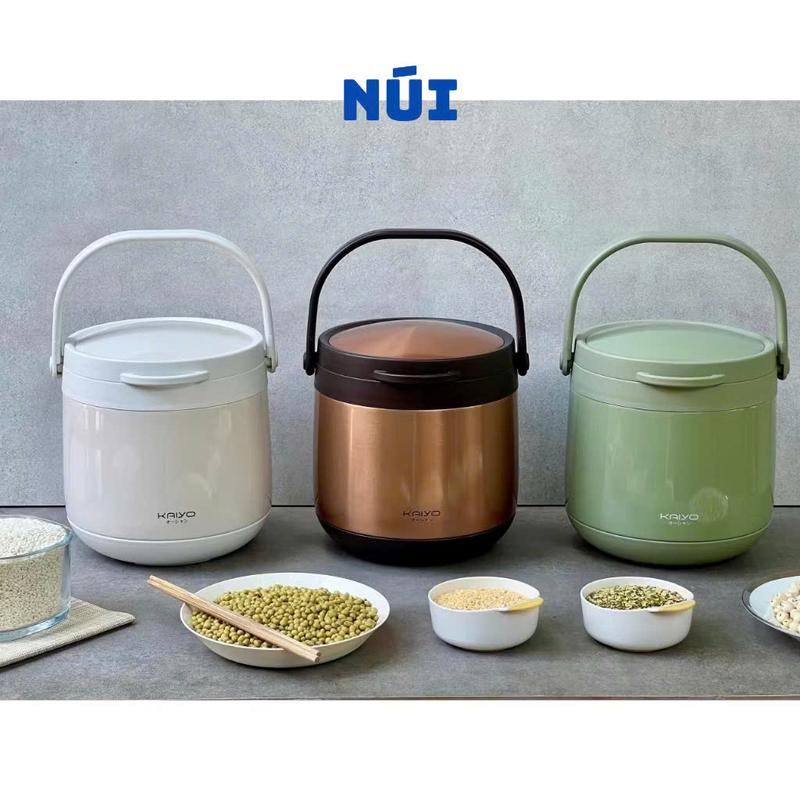 Nồi ủ chân không KAIYO Nhật tiện lợi, Ruột nồi inox 304 An toàn sức khoẻ