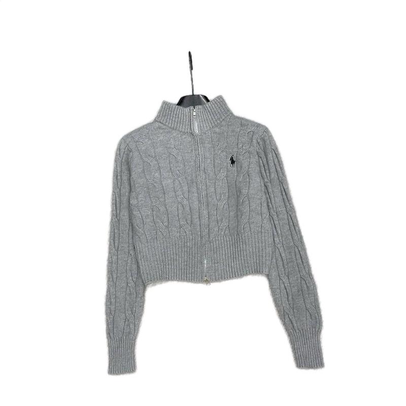 Áo Khoác Len Vặn Thừng Khoá Kéo 2 Đầu Thêu Hình.Chất Len Thừng Phom Ngắn Dáng Croptop. Phong Cách Trẻ Trung,Huyền Thanh Shop Nữ Women Top 1