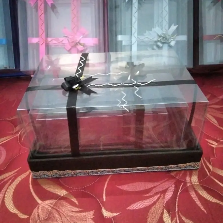 Kotak hantaran seserahan spunbond mika isi 4