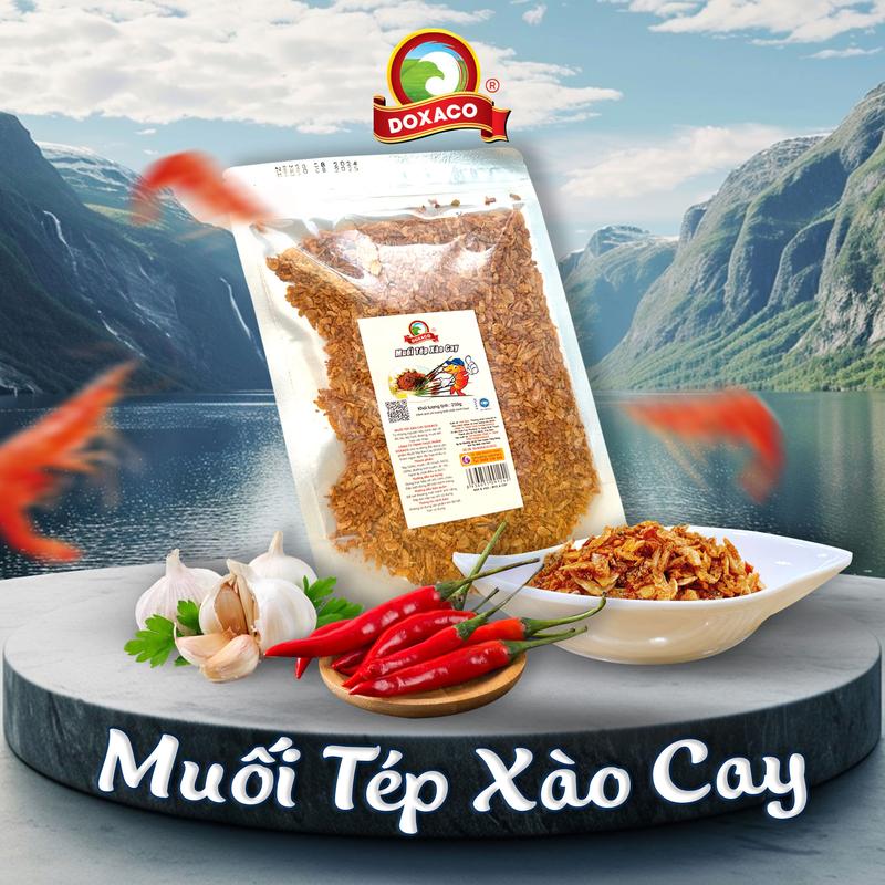 Muối Tép Xào Cay Doxaco Tăng Hương Vị Cho Xôi, Cơm, Cháo, Bánh Tráng Shrimp Salt Gia Vị Cay 4