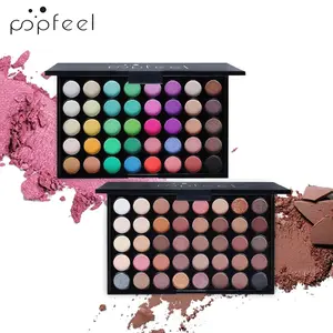 40 Color Eyeshadow Eye Makeup Palette Colors Eyeshadows Palet 40 Warna Pigmented, Long Lasting 40 Warna Eye Shadow POPFEEL