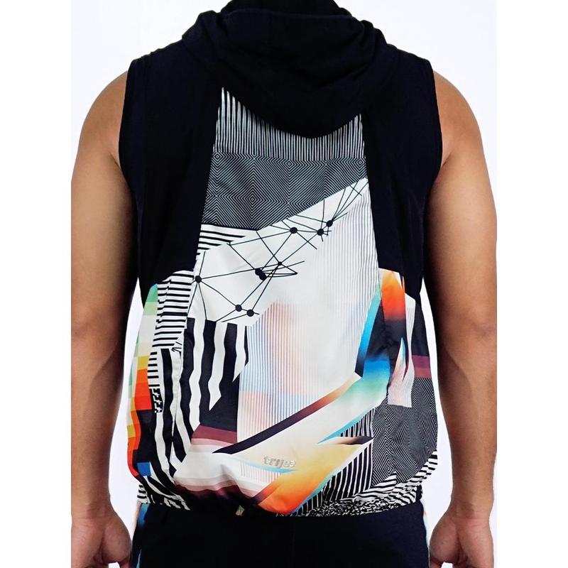Trijee Vest  / Men / Hoodie / Jacket / DG Vest Unisex - Duochrome Glitch 2