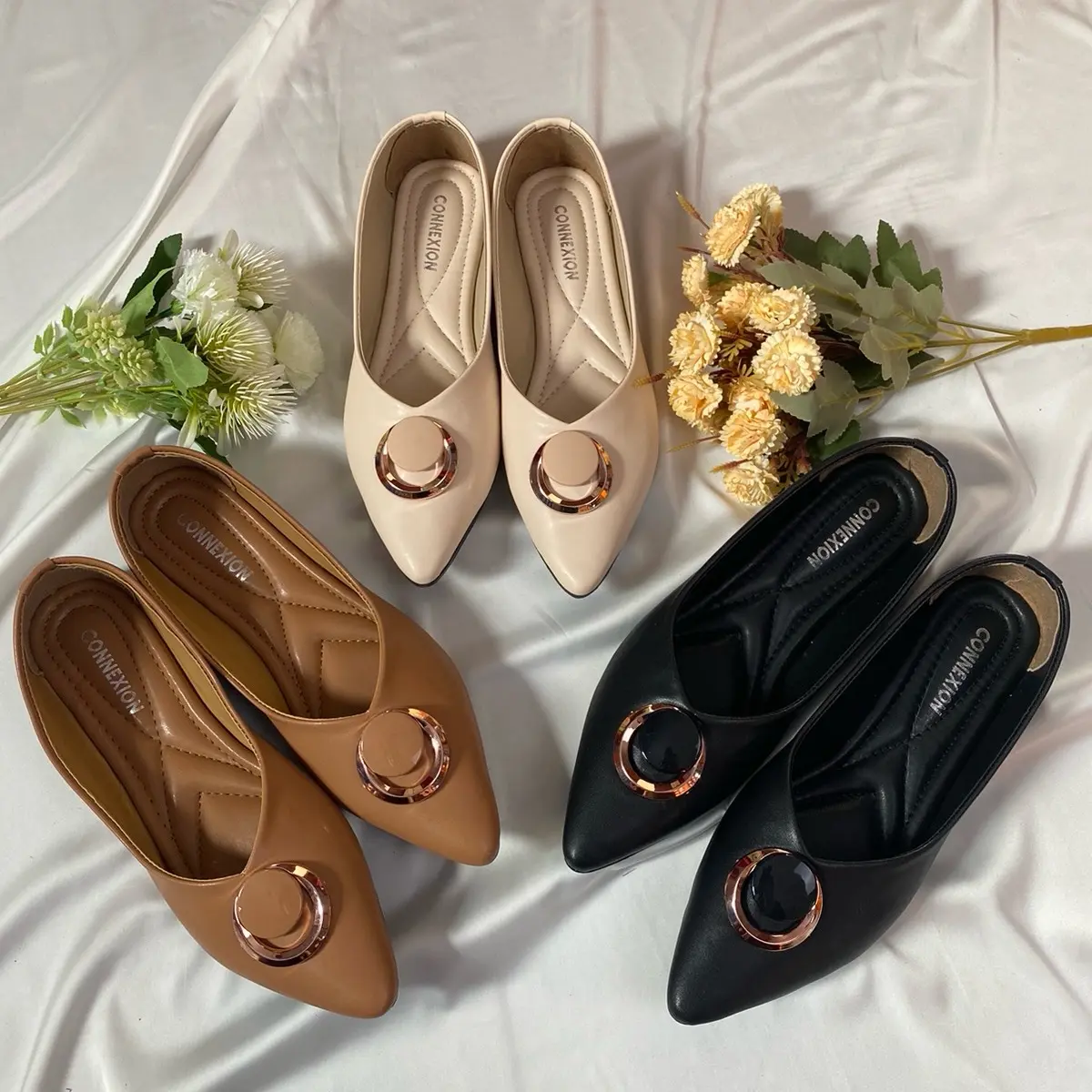 Connexion flatshoes bulan cocok untuk Kerja kuliah